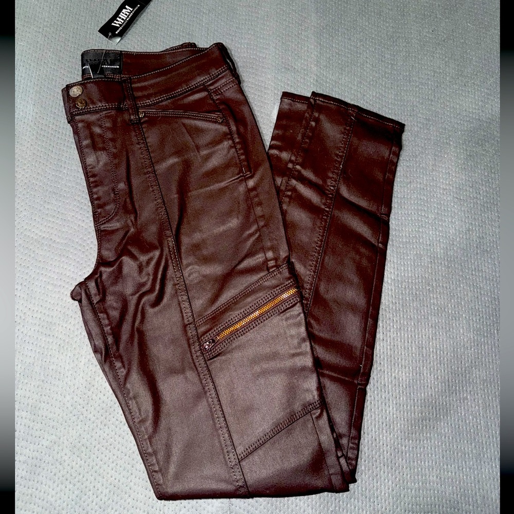 White House Black Market Chocolate Skinny Pants